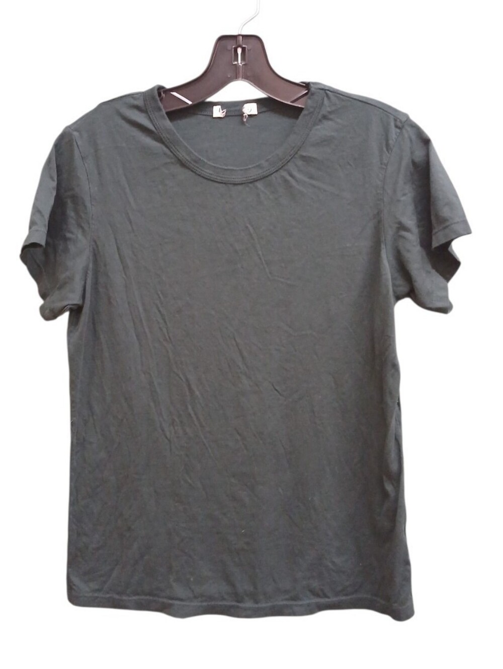 Buck Mason Dark Green Women's Short Sleeve Crewneck Tee Size Large